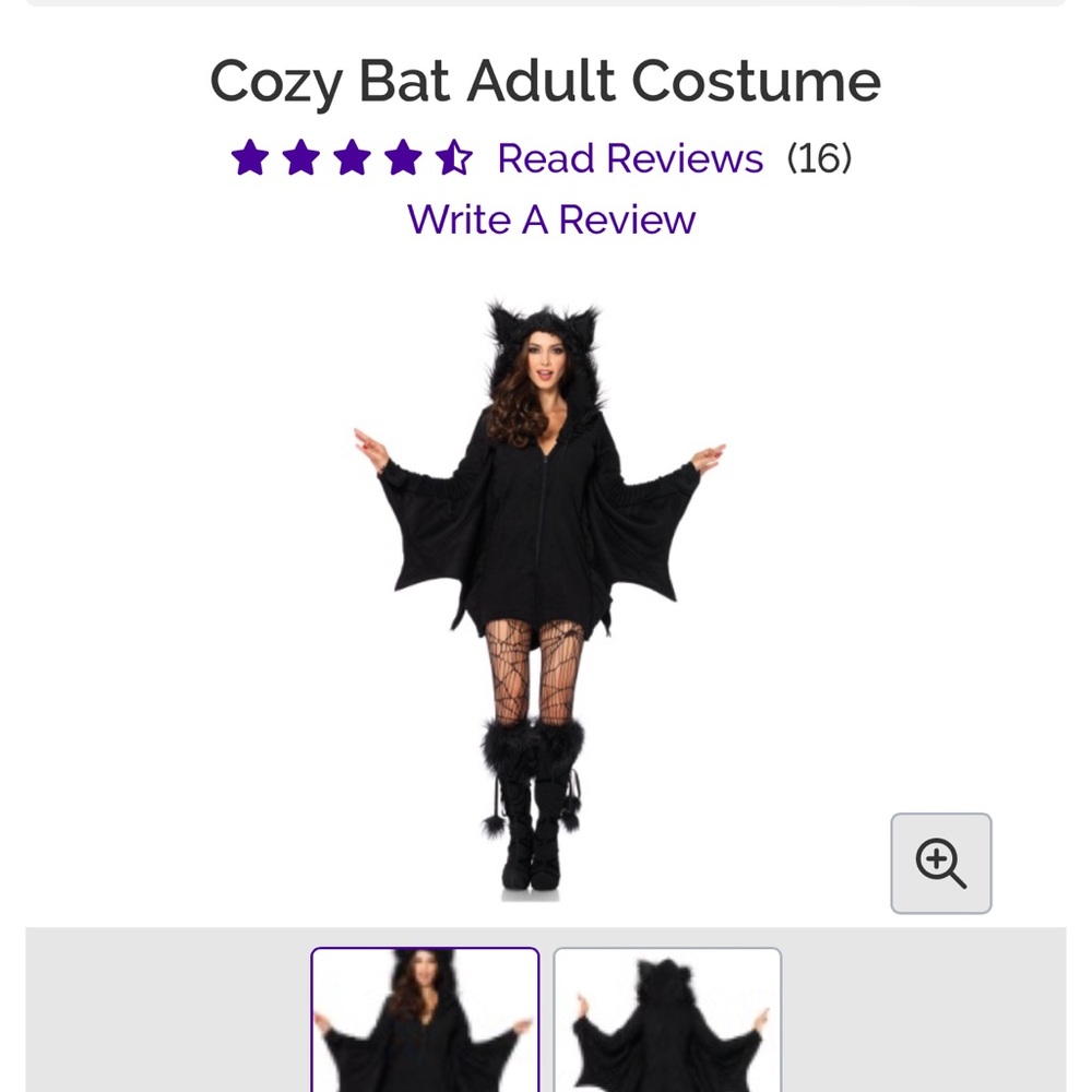 Women Bat Halloween costume.